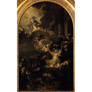 Le miracle des Ardents - Albert Alexandre Lenoir — widok dzieła