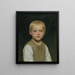 Portret chłopca - Albert Anker — oprawiony obraz na ścianie