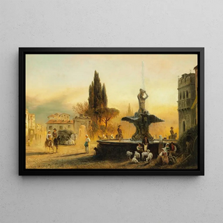 Albert Arnz - Piazza Barberini in Rom.webp