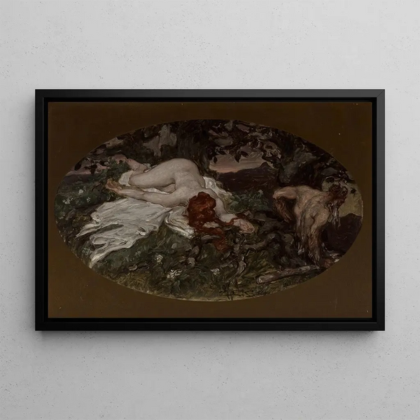 Chagrin d'amour - Albert Beck Wenzell — oprawiony obraz na ścianie