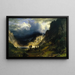 Burza w Górach Skalistych Mt Rosalie - Albert Bierstadt — oprawiony obraz na ścianie