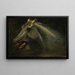 Dziki mustang, oryginalny szkic do Le Dernier des bisons - Albert Bierstadt — oprawiony obraz na ścianie