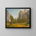 Spadające wodospady Bridalveil, dolina Yosemite, Kalifornia - Albert Bierstadt — oprawiony obraz na ścianie