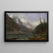 Gór Skalistych w Kanadzie, jezioro Louise - Albert Bierstadt — oprawiony obraz na ścianie