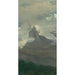 Reprodukcja obrazu Studium chmur z szczytami gór - Albert Bierstadt