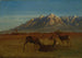 Jeleny w górskim domu - Albert Bierstadt — widok dzieła