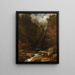 Spadające wodospady Glen Ellis - Albert Bierstadt — oprawiony obraz na ścianie