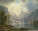W Górach Sierra - Albert Bierstadt — widok dzieła