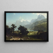 Lac Lucerne - Albert Bierstadt — oprawiony obraz na ścianie