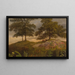 pejzaż z krowami - Albert Bierstadt — oprawiony obraz na ścianie