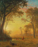 Światło w lesie - Albert Bierstadt — widok dzieła