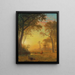 Światło w lesie - Albert Bierstadt — oprawiony obraz na ścianie