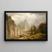 Rzeka Merced Dolina Yosemite - Albert Bierstadt — oprawiony obraz na ścianie