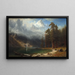 Mont Corcoran - Albert Bierstadt — oprawiony obraz na ścianie