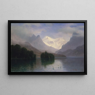 Albert Bierstadt - Mountain Scene.webp