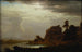 na Sweetwater w pobliżu Bramy Diabła - Albert Bierstadt — widok dzieła