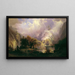 Krajobraz Gór Skalistych - Albert Bierstadt — oprawiony obraz na ścianie