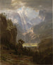 Górskie szczyty Lander's Peak - Albert Bierstadt — widok dzieła