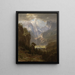 Górskie szczyty Lander's Peak - Albert Bierstadt — oprawiony obraz na ścianie