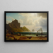 La Marina Piccola Capri - Albert Bierstadt — oprawiony obraz na ścianie