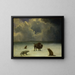 Piętnowany - Albert Bierstadt — oprawiony obraz na ścianie