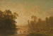 Zmierzch z jeleniami - Albert Bierstadt — widok dzieła