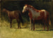 Dwa konie - Albert Bierstadt — widok dzieła