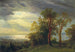 Widok na Hudson - Albert Bierstadt — widok dzieła