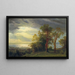 Widok na Hudson - Albert Bierstadt — oprawiony obraz na ścianie