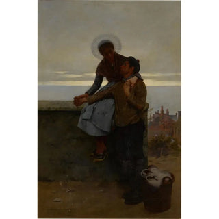 Les amoureux - Albert Chevallier Tayler — widok dzieła