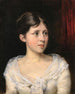 Dziewczyna w białej sukni - Albert Edelfelt — widok dzieła