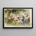 Villa near the spring, étude - Albert Edelfelt — oprawiony obraz na ścianie