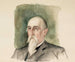 Studium portretu Leo Mechelin - Albert Edelfelt — widok dzieła