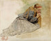 Studium Marii Magdaleny na kolanach dla Chrystusa i Marii Magdaleny - Albert Edelfelt — widok dzieła
