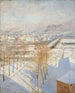 Paryż pod śniegiem - Albert Edelfelt — widok dzieła