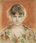 Manekin paryski w szlafroku - Albert Edelfelt — widok dzieła