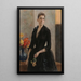 Portret pani Weissgerber de Stragewicz, później pani R Berenger - Albert Edelfelt — oprawiony obraz na ścianie