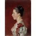 Reprodukcja obrazu Portret siostry artysty Annie Edelfelt - Albert Edelfelt
