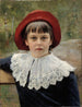 Portret artystki siostry Berty Edelfelt - Albert Edelfelt — widok dzieła