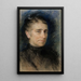 Portret pani Emilie Krohn - Albert Edelfelt — oprawiony obraz na ścianie
