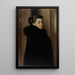 Portret żony artysty Ellan Edelfelt - Albert Edelfelt — oprawiony obraz na ścianie