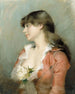 Profil młodej kobiety - Albert Edelfelt — widok dzieła