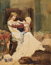 Studium królowej Blanki - Albert Edelfelt — widok dzieła
