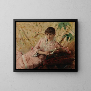 Albert Edelfelt - Reading Parisienne.webp