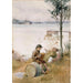 Reprodukcja obrazu Serenada na nabrzeżu - Albert Edelfelt