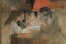 Dzieci rodziny Brandt przy lampie - Albert Edelfelt — widok dzieła