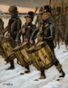 La marche du régiment de Björneborg - Albert Edelfelt — widok dzieła