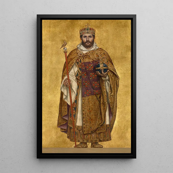 Reprodukcja obrazu Baudouin III - Albert Frans Lieven De Vriendt