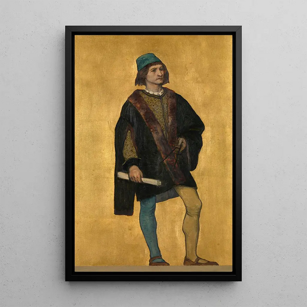 L'Architecte Jan van de Poele - Albert Frans Lieven De Vriendt — oprawiony obraz na ścianie