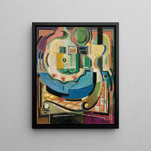 Kompozycja - Albert Gleizes — oprawiony obraz na ścianie